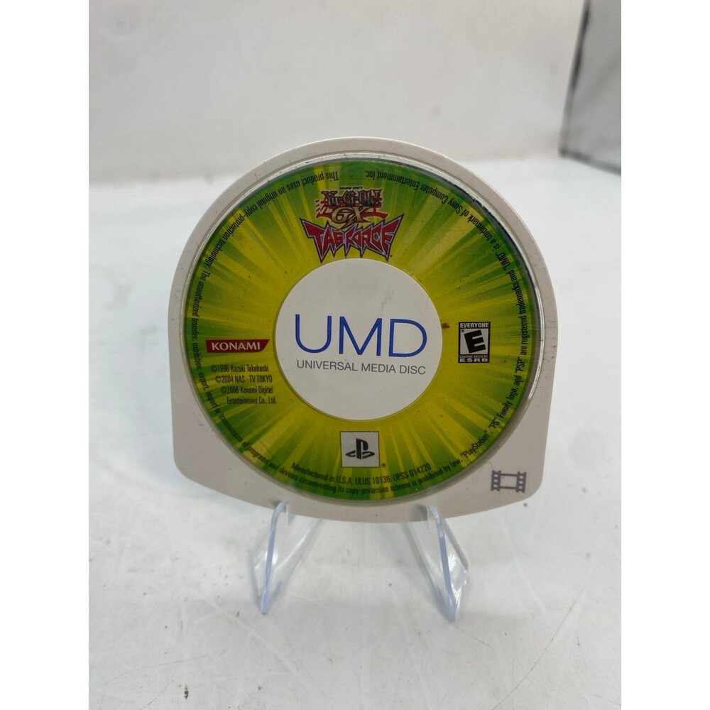 YuGiOh GX Tag Force PSP UMD Video Game Tested Yu-Gi-Oh! PlayStation portal